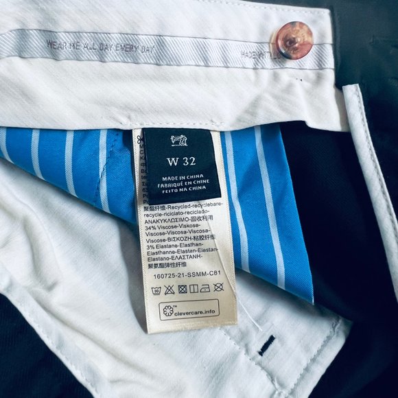 NWT Scotch & Soda, Dress Shorts with Drawstring Waist, Black, 32 - Picture 4 of 6